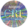CRF認証シール